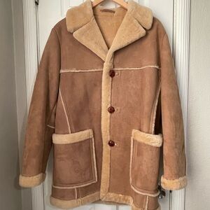 Sawyer of Napa Shearling Coat -Size 38
